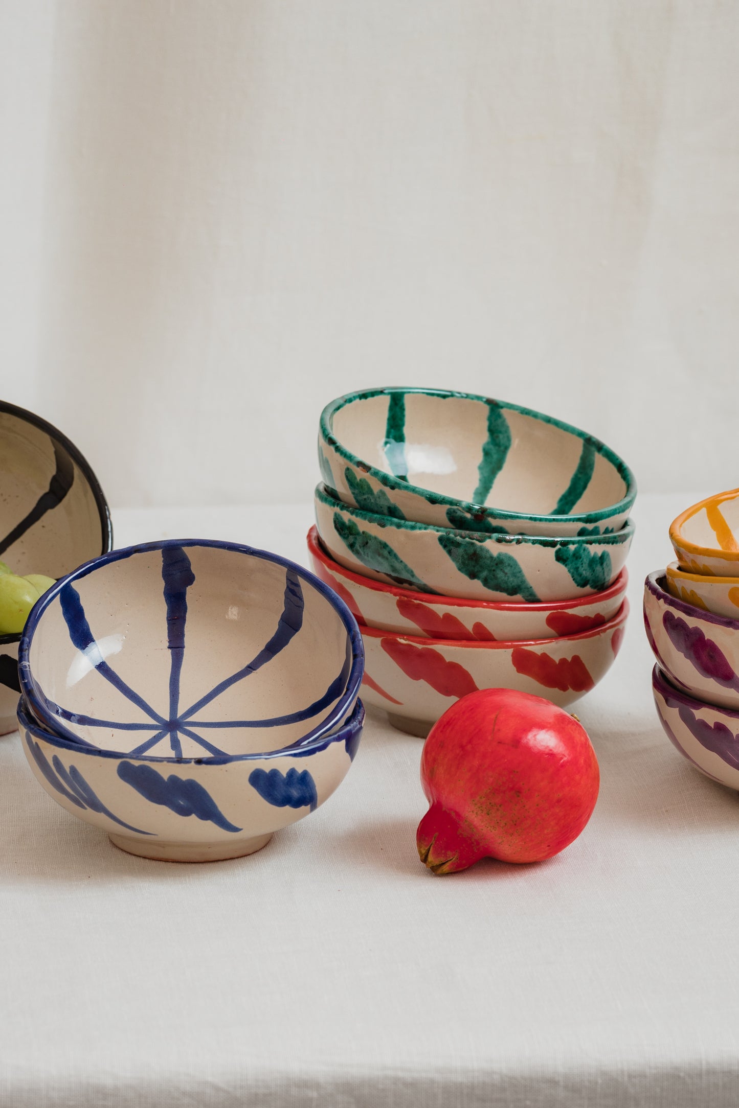 Bowl rayas y hojas