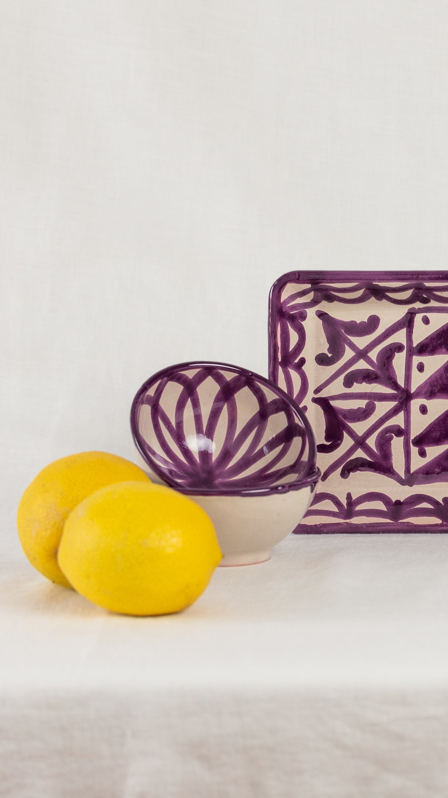 Set aperitivos mini morado