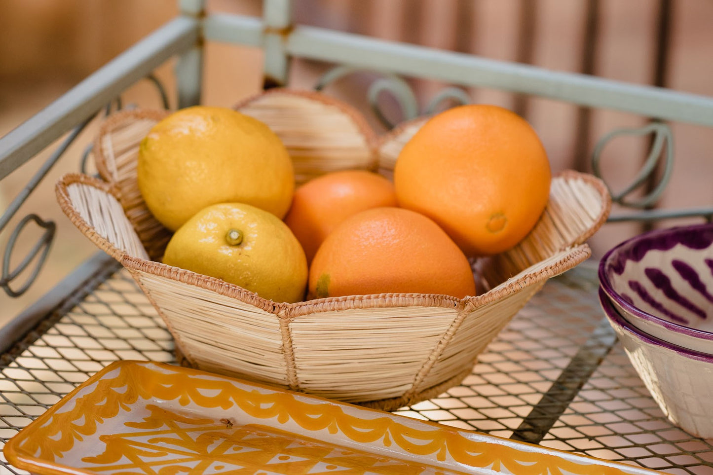 Cesta de pan / Frutero Pétalos